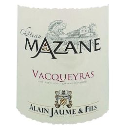 Alain Jaume Château Mazane 2014 Vacqueyras - Vino tinto de Côtes du Rhône