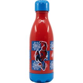 Spiderman CZ11270 Botella de Agua 560 ml de Plástico Alimentario Reutilizable sin BPA con Tapón de Rosca para Niños +3 Años
