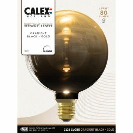 Bombilla LED E27 - CALEX - INCEPTION G125 - 3,5 W - 80 lm - 1800 K - Negro / dorado degradado