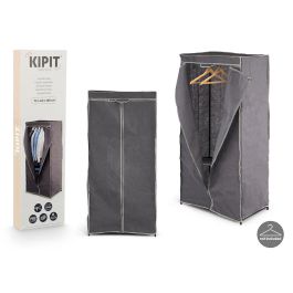 Kipit Armario de Tela Gris con Estante Superior y Barra para Colgar Ropa, 75 x 46 x 160 cm (6 Unidades) Precio: 77.50000027. SKU: B157THHBHQ