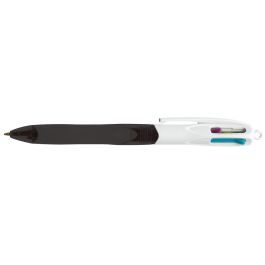 Boligrafo Bic Cuatro Colores Con Grip Colore Negro Punta 1,3 mm 12 unidades