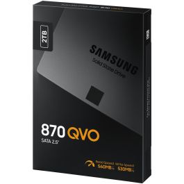 Samsung 870 QVO MZ-77Q2T0 - Disco SSD interno 2TB 2.5" SATA III V-NAND MLC para PC/Portátil, hasta 560MB/s