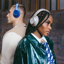 Fresh'N Rebel Auriculares Clam Core Inalámbricos Supraaurales Plegables Micrófono Cancelación Ruido 45h Autonomía Azul