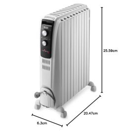 Radiador de Aceite DeLonghi TRD51025 Blanco