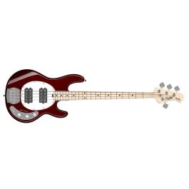 Sterling Stingray Ray4 HH - Bajo Eléctrico doble humbucker - Candy Apple Red