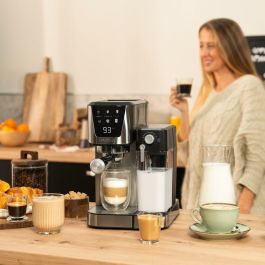 Cecotec Cafetera Express semiautomática Power Espresso 20 Cream 20 bar 1350 W negra