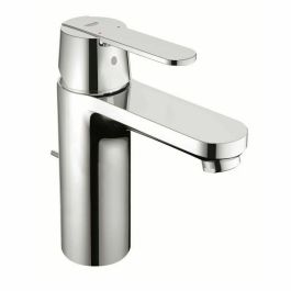 Grohe 23454000 Mezclador de Lavabo Monomando Cromo Brillante Caño Mediano Cartucho Cerámica 35mm Desagüe Emergente Instalación Rápida