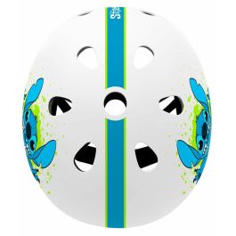 Disney DIS3496276261028 Casco de skate Stitch con Circunferencia de cabeza ajustable 53-57cm, Ventilación interna y Espuma para mayor comodidad