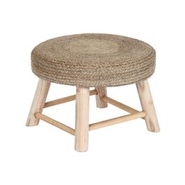 DKD Home Decor Reposapiés Urban, Estilo Yute y Eucalipto, Color Marrón Natural, Dimensiones 50x50x30 cm, Altura de Asiento 35 cm Precio: 45.50000026. SKU: B13PKBSSGR