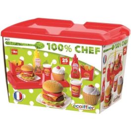 Ecoiffier Juego de Comida de Juguete: Menú de Hamburguesas para Llevar con 2 Hamburguesas, Patatas Fritas, Refrescos y Postres Precio: 26.94999967. SKU: B1JHX7BZB3