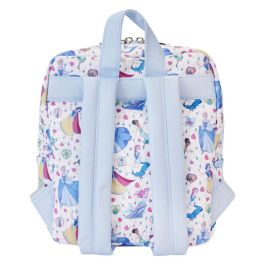 Loungefly Mochila Nylon Manga Style Princesas Disney 24cm con Tirantes Ajustables y Bolsillos Laterales