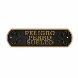 Placa Magnet & Steel Peligro perro Suelto 24 x 7,2 cm