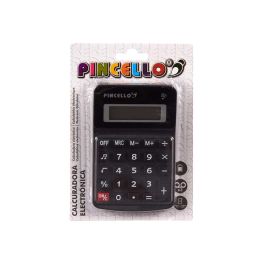 Calculadora Pincello 8 dígitos, 7.5x2.5x11.5 cm, Blanco y Negro (36 Unidades) Calculadora Pincello 8 dígitos, 7.5x2.5x11.5 cm, Blanco y Negro (36 Unidades)