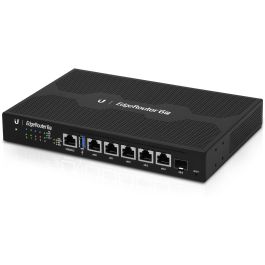 Ubiquiti ER-6P EdgeRouter 6P Router Gigabit Ethernet con 6 Puertos (5 PoE), 1 SFP, 6 Gbit/s Capacidad de Conmutación