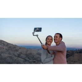 Insta360 INF2SBS1 Gimbal palo selfie Flow 2 Gris con Estabilización 3 ejes y Deep Track 4.0 con IA