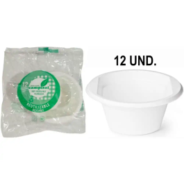 Campisol Cuenco Reutilizable Plástico 250 ml Paquete de 12 Unidades Precio: 1.4157. SKU: B1E5DDECSJ