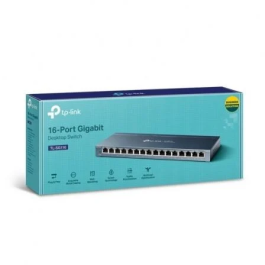 TP-Link Switch 16 Puertos Gigabit RJ45 10/100/1000Mbps No Gestionable