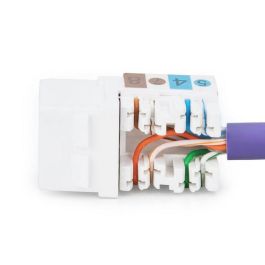 Digitus CAT 6 Keystone Jack, unshielded RJ45 to LSA, color black Digitus CAT 6 Keystone Jack, unshielded RJ45 to LSA, color black