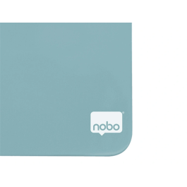 Nobo Pizarra Magnética Blanca para Hogar, Gris, 360x360 mm