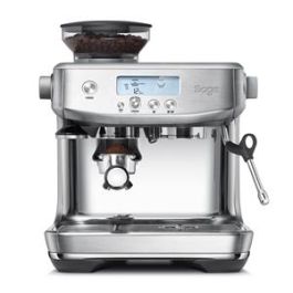 Sage Cafetera Espresso Manual con Molinillo Barista, 3 Segundos, Acero Inoxidable