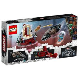 LEGO Marvel Avengers Sala del Trono del Rey Namor, Juego de Construcción, 355 Piezas, 7+ Años