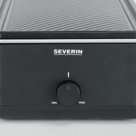 Severin RG2365 Parrilla Raclette para 8 personas, Placa de cocción cerámica 48x24 cm, 1300 W, Negro