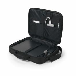 Dicota Eco Multi BASE Funda para Portátil 13-14.1" ECO, Reciclada PET, Protección Acolchada, para Maletín y Hombro, Negra