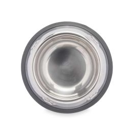 Comedero metálico para mascota con goma antideslizante - 16 cm - Mascow (24 Unidades) Comedero metálico para mascota con goma antideslizante - 16 cm - Mascow (24 Unidades)