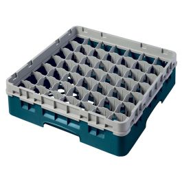CAMBRO - 49S318-414 - Cesta de lavado 49 comp. 1 altura - 6 cm Ø máx. - alt. máx. 9,4 cm - 50 x 50 x 14,3 cm - Cerceta Precio: 49.89000005. SKU: B15LTYDHGY