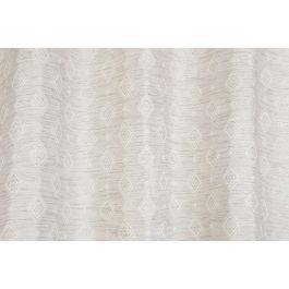 DKD Home Decor Cortina Tradicional Beige Poliester 260 x 260 x 140 cm Jaquard 8 Anillas