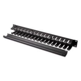 Digitus 1U cable management cage detachable rear plate, color black (RAL 9005) Digitus 1U cable management cage detachable rear plate, color black (RAL 9005)