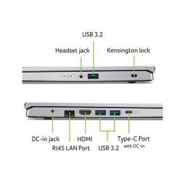 Acer Aspire 5 A515-42P-R5RY - Portátil 15.6" Full HD, AMD Ryzen 5 5625U, 16GB RAM, 512GB SSD, AMD Radeon Graphics, Windows 11 Home, Metálico