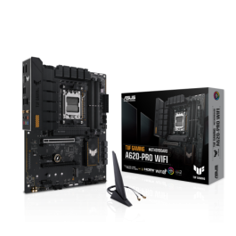 ASUS TUF GAMING A620-PRO WiFi AMD A620 Socket AM5 ATX, Compatible con AMD Ryzen 7/9 7th Gen, DDR5, Wi-Fi 6, 90MB1FR0-M0EAY0 ASUS TUF GAMING A620-PRO WiFi AMD A620 Socket AM5 ATX, Compatible con AMD Ryzen 7/9 7th Gen, DDR5, Wi-Fi 6, 90MB1FR0-M0EAY0