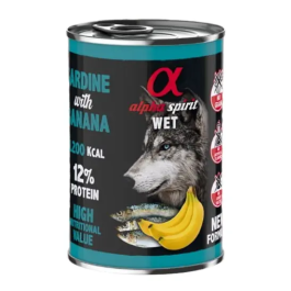 Alpha Spirit canine sardina con platano lata 6x400gr Precio: 13.992. SKU: B1EA9L9NXG