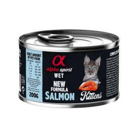 Alpha Spirit Feline Kitten Salmon Lata Caja 6x200 gr Precio: 9.045454. SKU: B178AFQAYJ