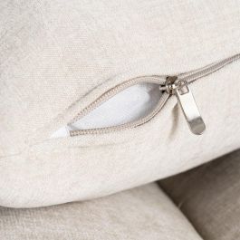 Sofá 2 Plazas Crema Tejido-Metal 189 X 92 X 88 cm