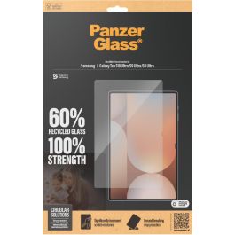 PanzerGlass Protector de Pantalla Vidrio Templado para Samsung Galaxy Tab S8/S9/S10 Ultra - Transparente, Resistente a Rayones y Golpes