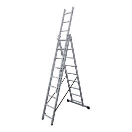 Escalera transformable de aluminio 3x9 peldaños Precio: 198.50000027. SKU: B1CGXZBXX6