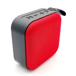 Altavoz Bluetooth Mini 2 Rojo 3W Radio ELBE ALT-R40-BT
