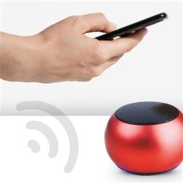 Minialtavoz Bluetooth 3W Tws Rojo ELBE ALT-R70-TWS