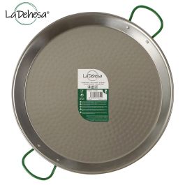 La Dehesa Set Paellera Pulida 46 cm con Quemador 400 mm de Metal (Set de 4)