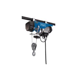 Scheppach HRS250 Polipasto eléctrico 125/250 kg de capacidad, altura de elevación 12/6 m Precio: 139.49999976. SKU: B1BECSVQA5