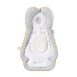 Babymoov Cosymorpho Smokey fresco. Soporte ergonómico dorsal bebé con reposacabezas antiplagiocefalia. Tejido ultrasuave y transpirable.