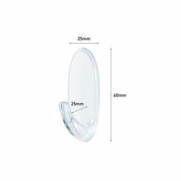 Gancho para colgar 3M 900 g Transparente Plástico (2 Unidades)