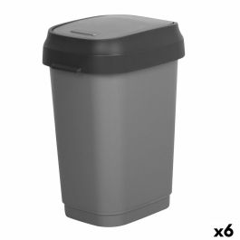 Cubo de basura Curver Gris oscuro Plástico 35 L (6 Unidades) Precio: 65.68999976. SKU: B146AJEPJE