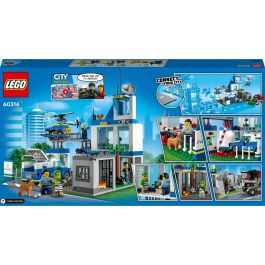 LEGO City 60316 Comisaría de Policía - Juego de Construcción 668 Piezas para Niños y Niñas a Partir de 6 Años, Multicolor
