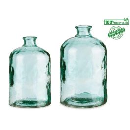 Botella Decorativa Vidrio Primavera 5L Giftdecor 19X30CM (2 Unidades)