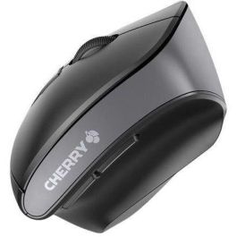 Cherry MW 4500 LEFT Ratón Inalámbrico Ergonómico para Zurdos, Sensor Óptico Ajustable, Compatible con Windows y Mac