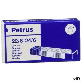 Grapas Petrus 22/6-24/6 6 mm 25 Piezas (10 Unidades) Grapas Petrus 22/6-24/6 6 mm 25 Piezas (10 Unidades)