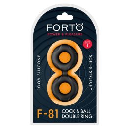 Anillo para el Pene Forto Negro Ø 44 mm (Talla única)